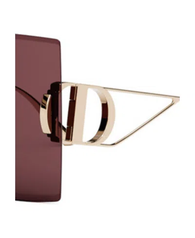 Dior Logo Sunglasses In Brown