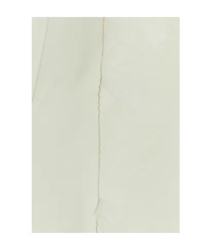 Jil Sander Ivory Viscose Blend Dress In White