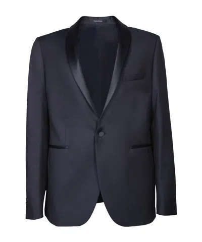 Tagliatore Three-piece Dinner Suit In Black