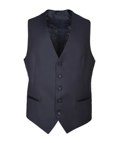 Tagliatore Three-piece Dinner Suit In Black