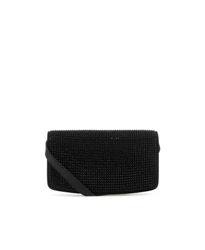 Stella Mccartney Stella Mc Cartney Black Alter Mat Mini S Wave Wallet In Black