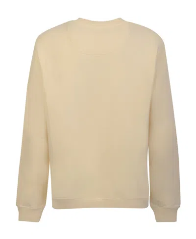 Martine Rose Embroidered Cotton Sweatshirt In Nude