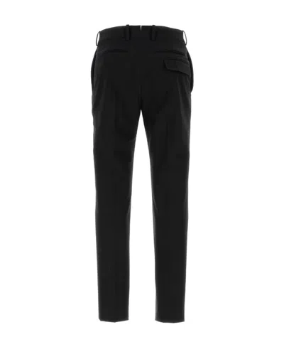 Alexander Mcqueen Black Wool Trousers In Black