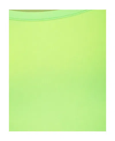 Sunnei Green Longsleeve Scoop Neck Top