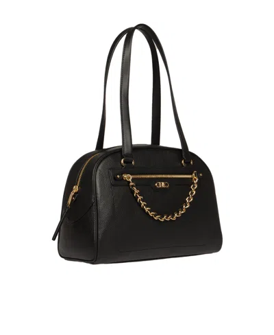 Michael Kors Monogram-pattern Tote Bag In Black