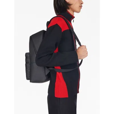 Ferragamo Top Handle Backpack In Black