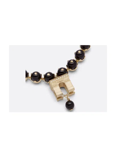 Dior Plan De Paris Collar In Black