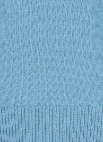 Herno Roll-neck Wool Jumper In Blue