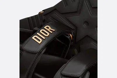 Dior Logo Sandals In Black