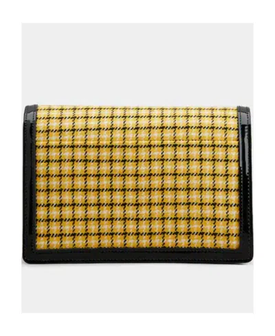 Roger Vivier Structured Tweed Shoulder Bag In Black