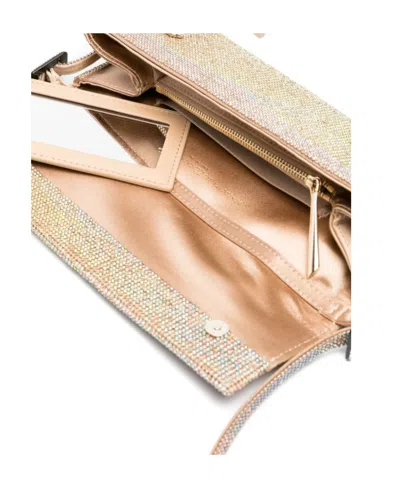 Benedetta Bruzziches Your Best Friend La Grande Embellished Shoulder Bag In Nude