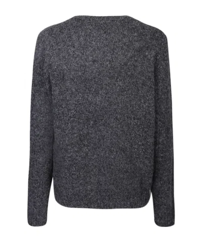 Lardini Wool-blend Sweater In Black