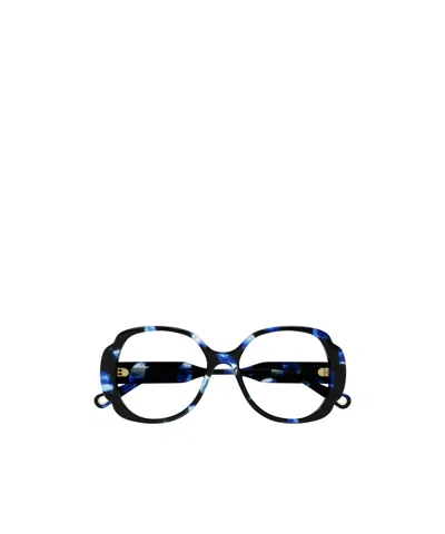 Chloé Rectangular Frame Glasses In Black