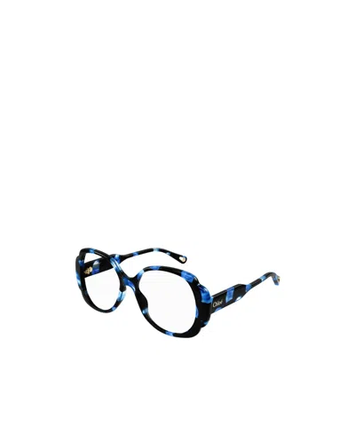 Chloé Rectangular Frame Glasses In Black