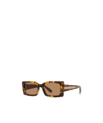Stella Mccartney Eyewear Rectangle Frame Sunglasses In Green