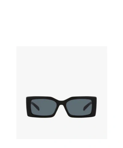 Stella Mccartney Eyewear Rectangle Frame Sunglasses In Black