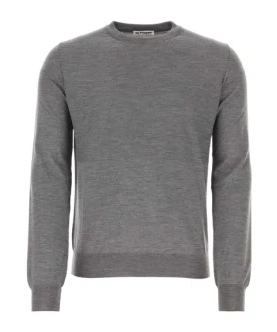 Jil Sander Men's Wool Sweater In Grey