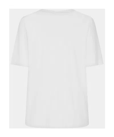 Dsquared2 Front Printed Dsq2 Doll Crew Neck T-shirt In White