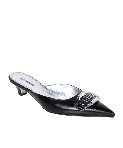Dsquared2 Gothic Mule Sandals In Black