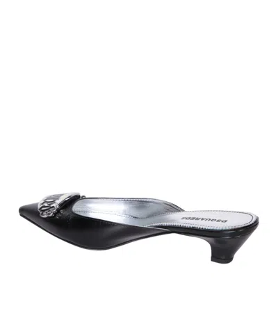 Dsquared2 Gothic Mule Sandals In Black