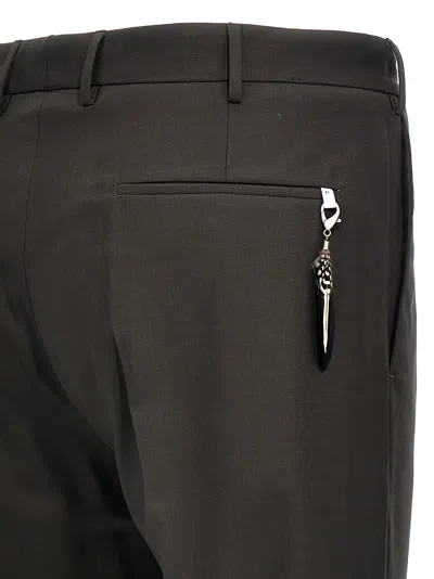 Pt Torino Trousers Tailored Cuffed Hem In Black