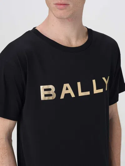 Bally Metallic Logo T-shirt In Black