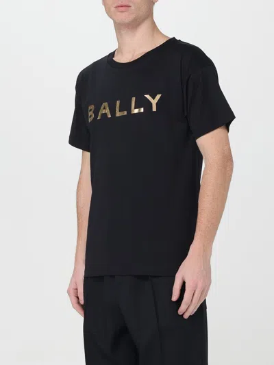 Bally Metallic Logo T-shirt In Black