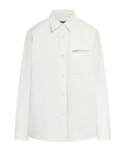 Apc Birkenstock Boston Unisex Leather Mule In White