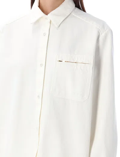 Apc Birkenstock Boston Unisex Leather Mule In White