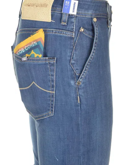 Jacob Cohen Blue Cotton Jeans In Blue