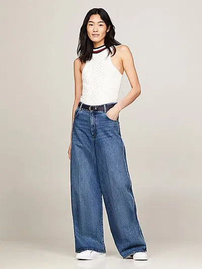 Tommy Hilfiger Belt Loop With Jeans In Blue