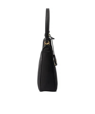 Prada Mini Bag Re-edition 2005 In Re-nylon And Saffiano In Black