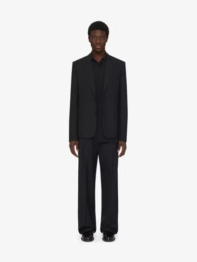 Givenchy 4g Pattern Single-breasted Blazer In Black