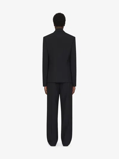 Givenchy 4g Pattern Single-breasted Blazer In Black