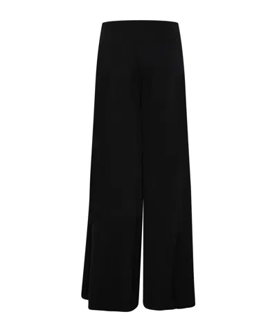 The Row Wide-leg And High-waist Casual Pants In Black