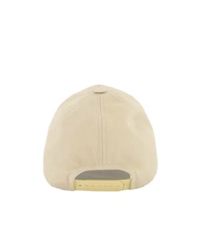 Courrèges Logo Hat In Neutral