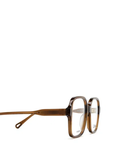 Chloé Full Frame Plain Mirror In Brown