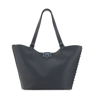 Valentino Garavani Shoulder Bag With Studded Detailing And Metal Hardware In Multicolor