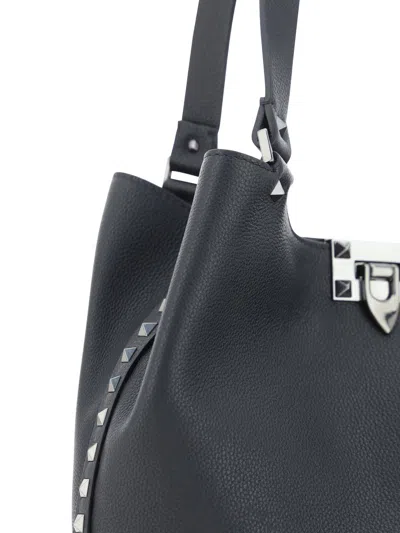 Valentino Garavani Shoulder Bag With Studded Detailing And Metal Hardware In Multicolor