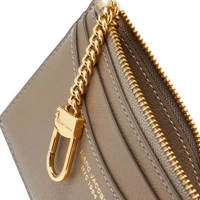 Marc Jacobs The Slim 84 Wristlet Wallet In Cement Color