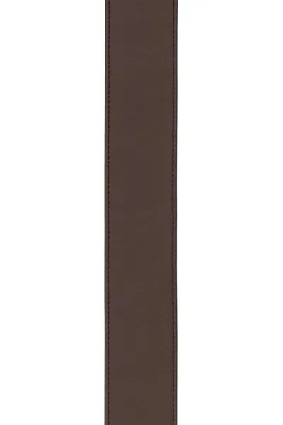 Miu Miu Leather Belt With Adjustable Length And Rectangular Buckle In Black