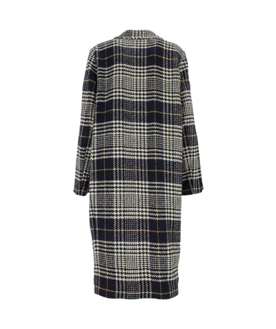 Front Street Long-sleeved Coat In Black