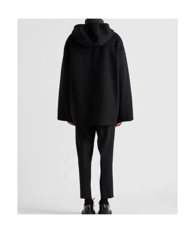 Prada Wool Jacket In Black