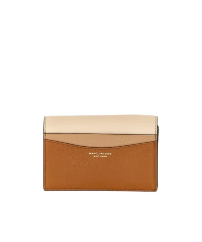 Marc Jacobs The Small Bi-fold Wallet In Brown
