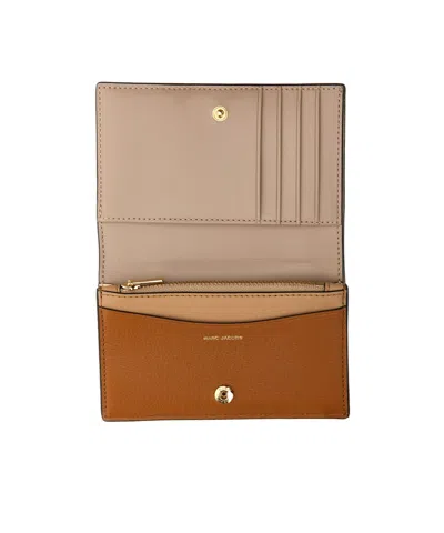 Marc Jacobs The Small Bi-fold Wallet In Brown