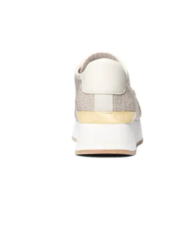 Michael Michael Kors Laced Sneakers In Champagne-colored