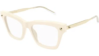 Alexander Mcqueen Full-frame Flat Mirror In Ivory