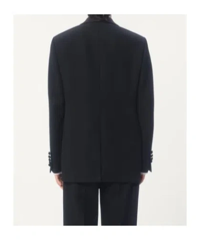 Valentino Men's Grain De Poudre Shawl Sport Coat In Black