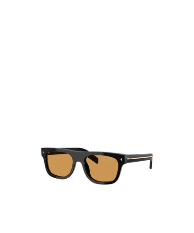 Prada Rectangle-frame Sunglasses In Nude