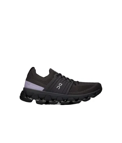 On Lace-up Sneakers In Black